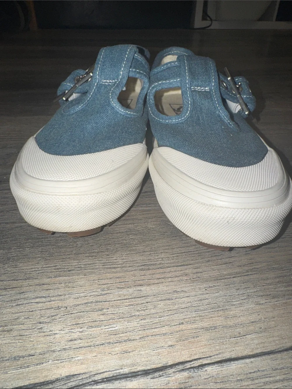 VANS Style 93 Platform Denim MaryJane Sneakers Sz 4 Men’s/5.5 Women’s/4 Kids